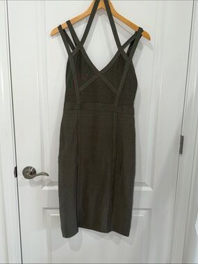 Green Bebe Bandage Dress for Sale up to 90% Off: Poshmark